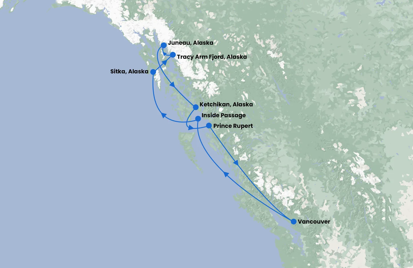 Vancouver Alaska with Serenade Of The Seas